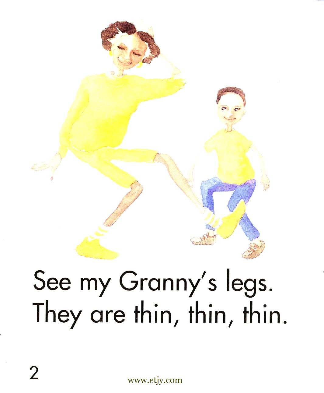 Granny's Legs Are Thin (03),绘本,绘本故事,绘本阅读,故事书,童书,图画书,课外阅读